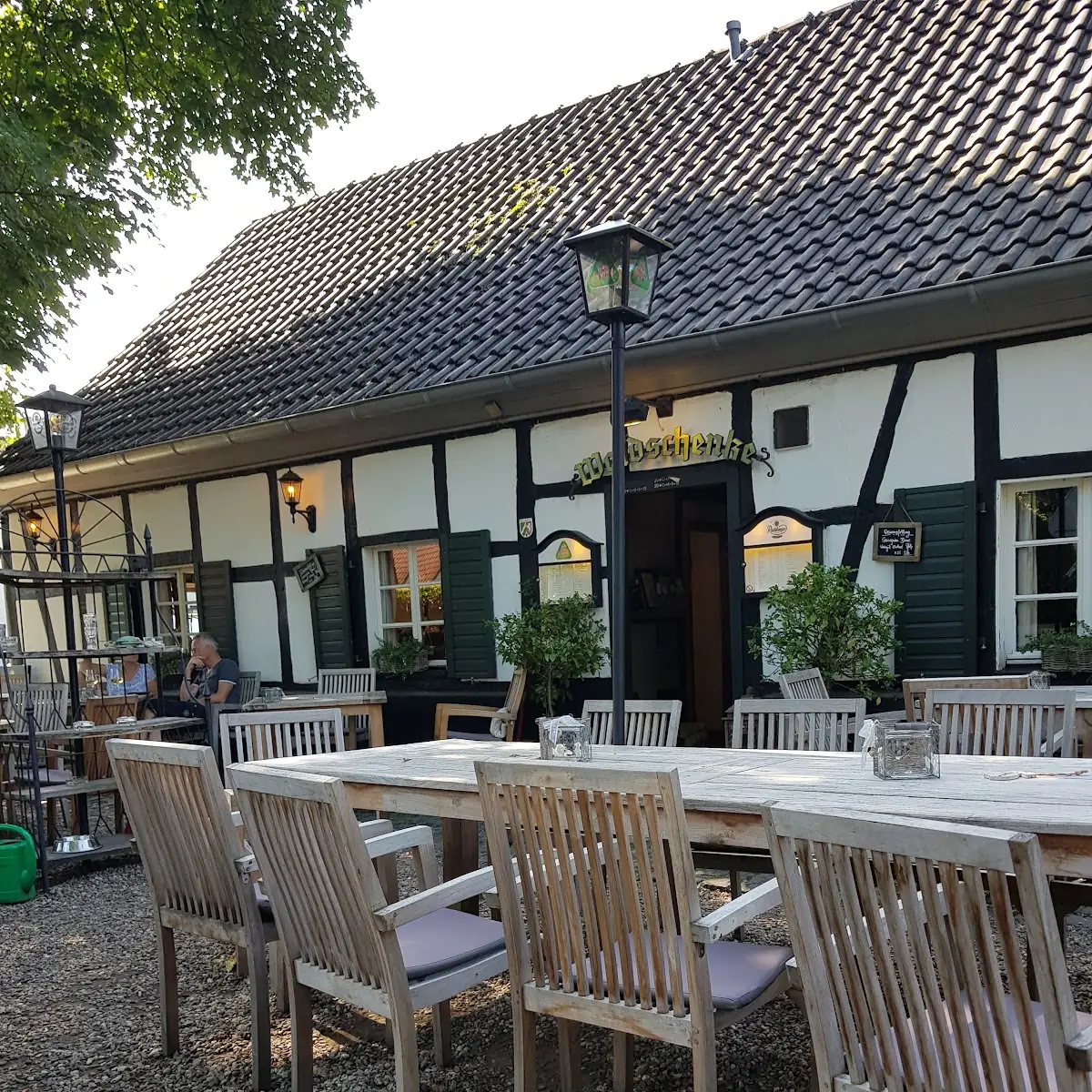 Atmosphäre, Restaurant Waldschenke mit Biergarten