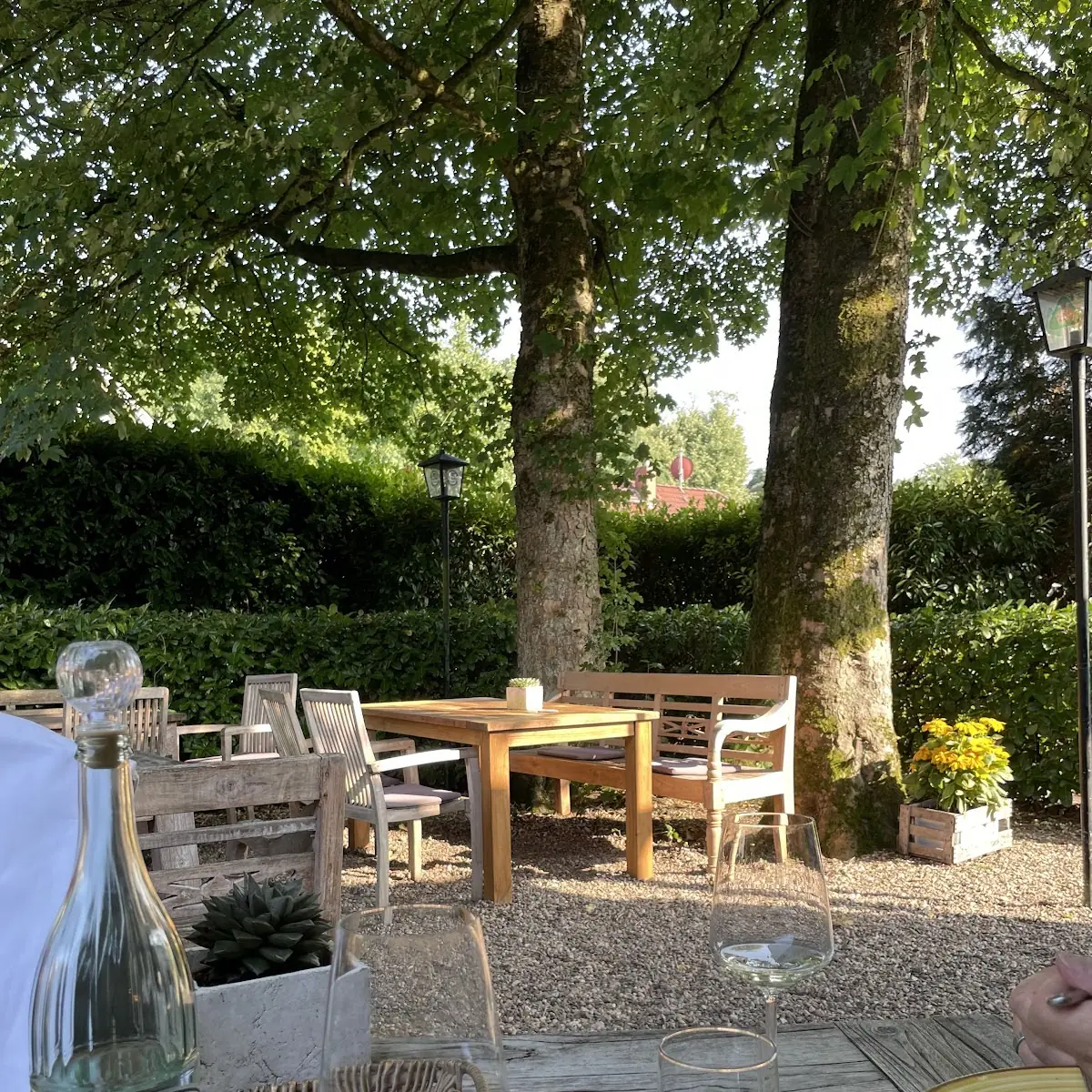 Atmosphäre, Restaurant Waldschenke mit Biergarten
