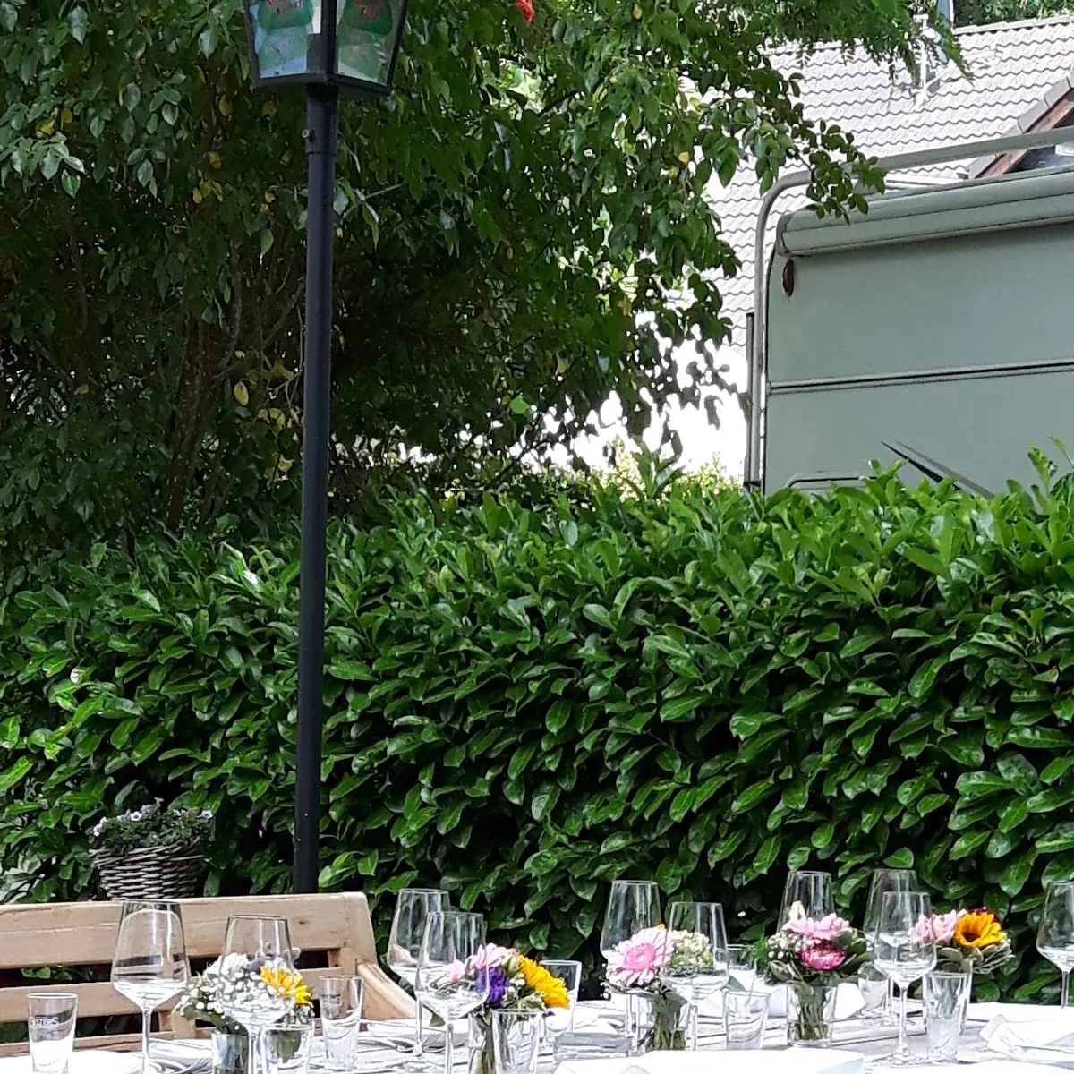 Atmosphäre, Restaurant Waldschenke mit Biergarten