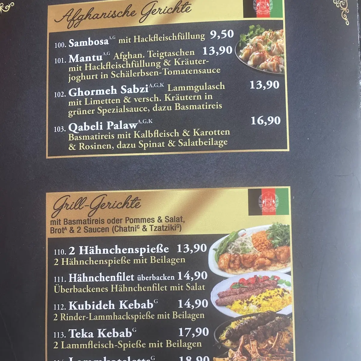 Speisekarte photo 3