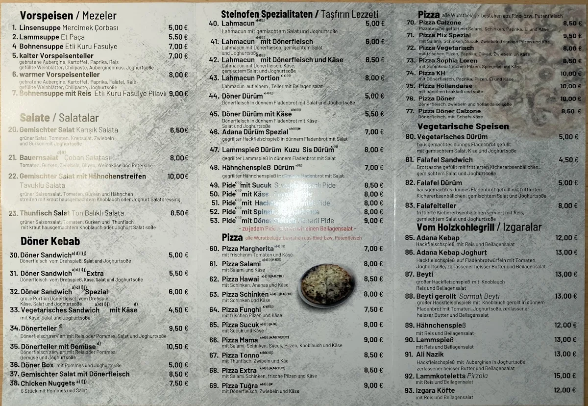 Speisekarte photo 2