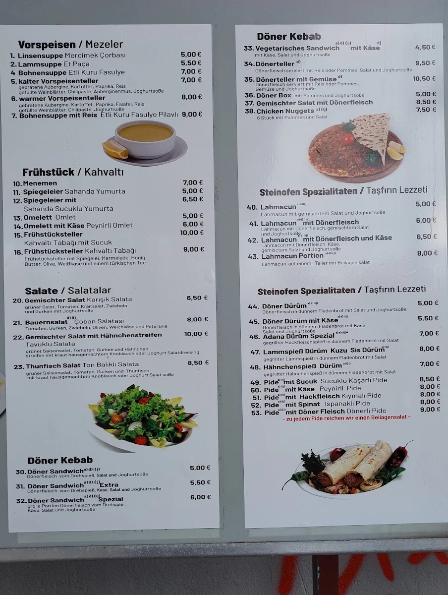 Speisekarte photo 3