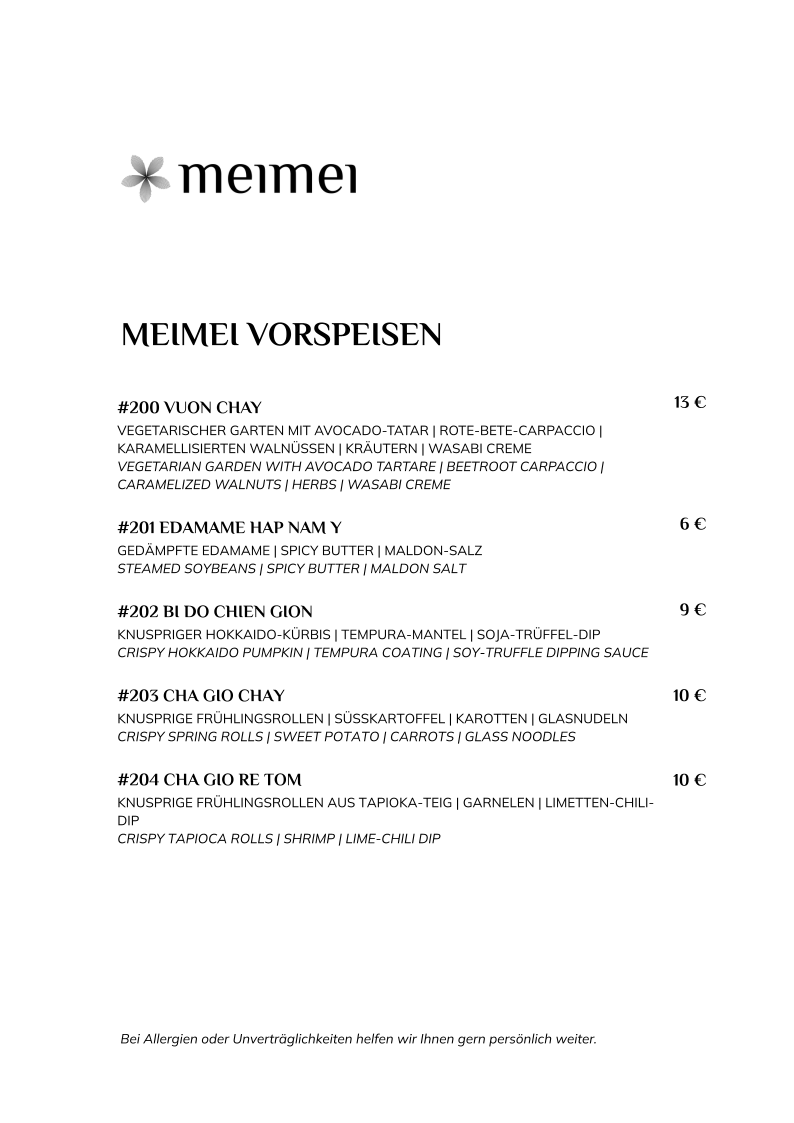 Speisekarte photo 5
