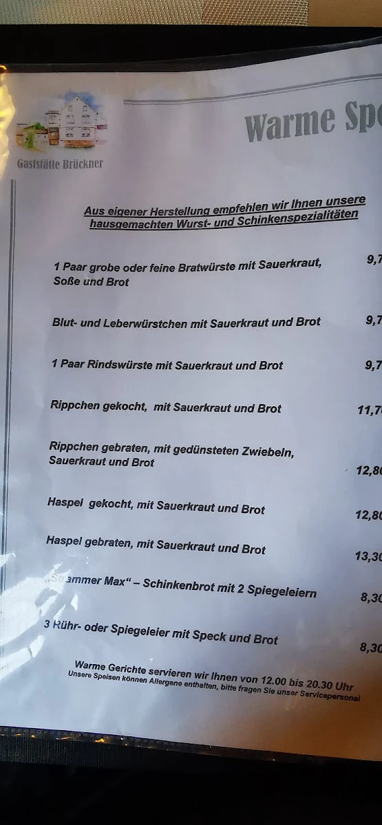 Speisekarte photo 2