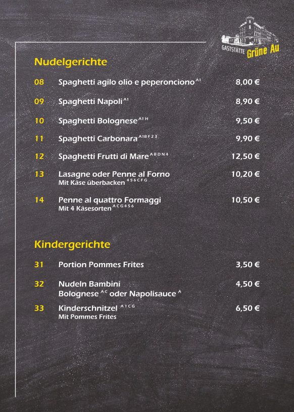 Speisekarte photo 5