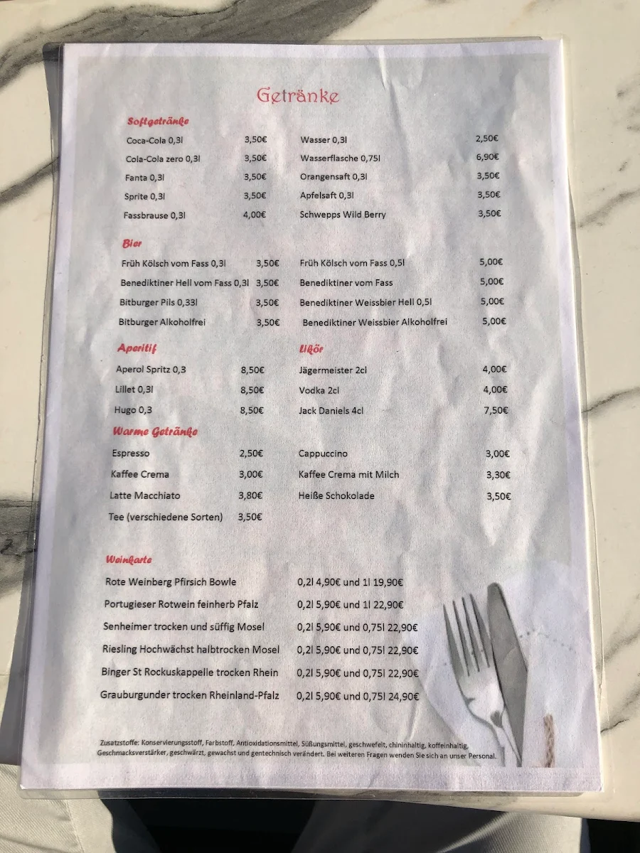 Speisekarte photo 10