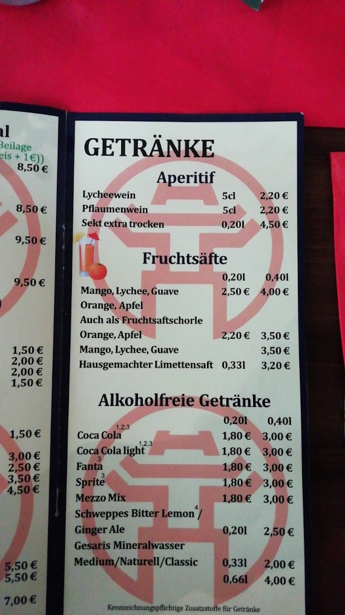 Speisekarte photo 1