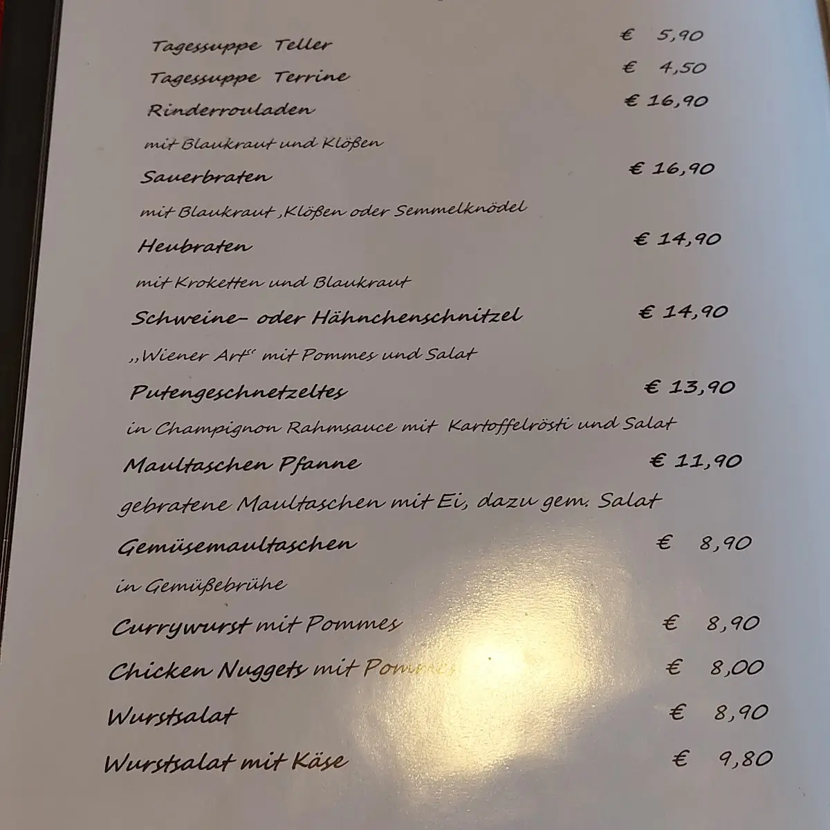 Speisekarte photo 7
