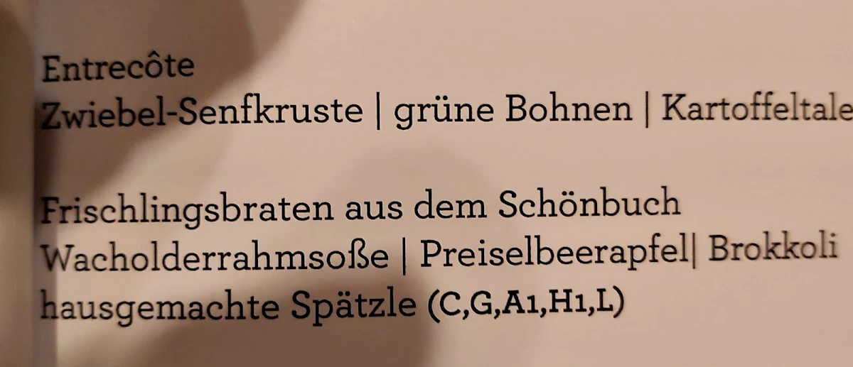 Speisekarte photo 7