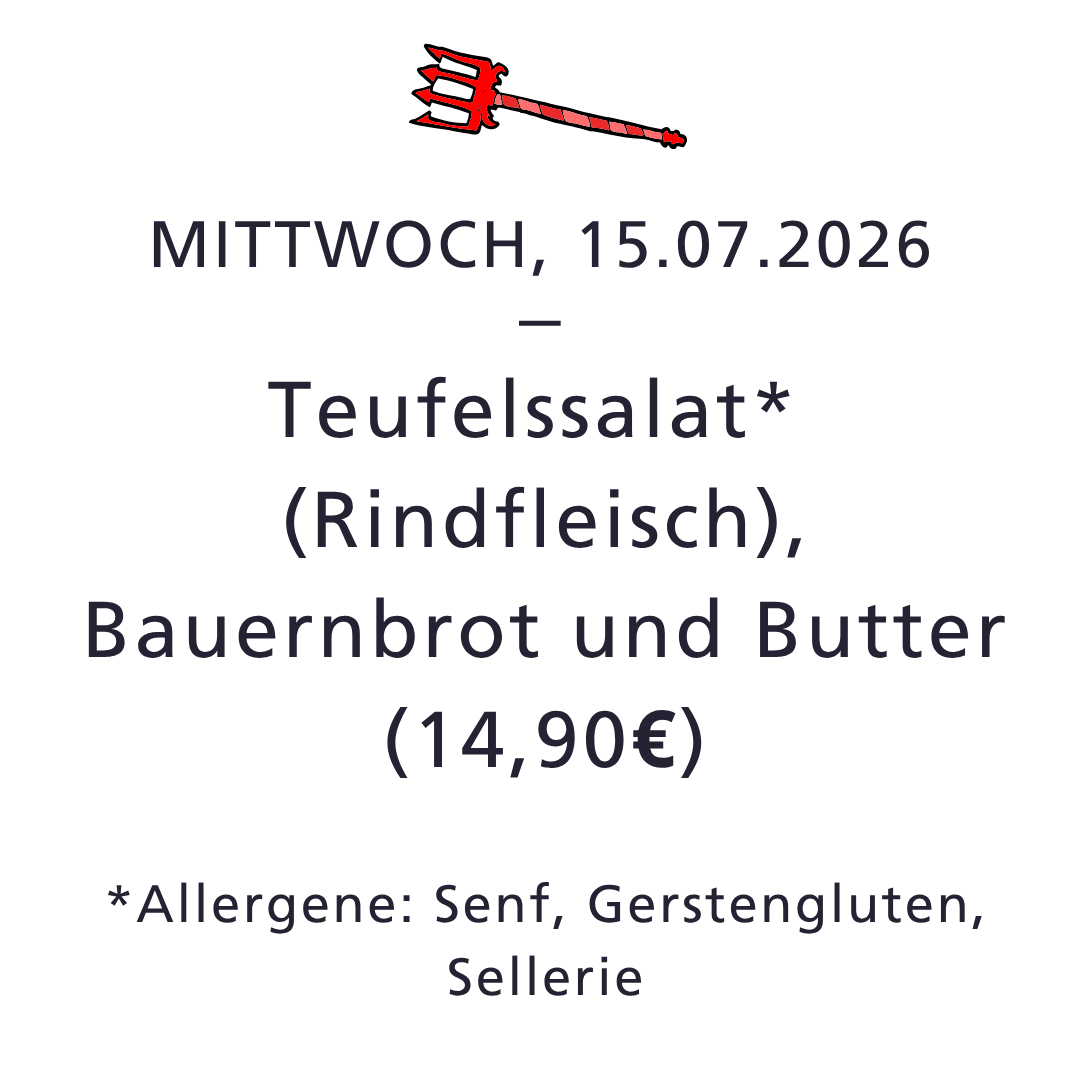 Speisekarte, Feinkochtopf