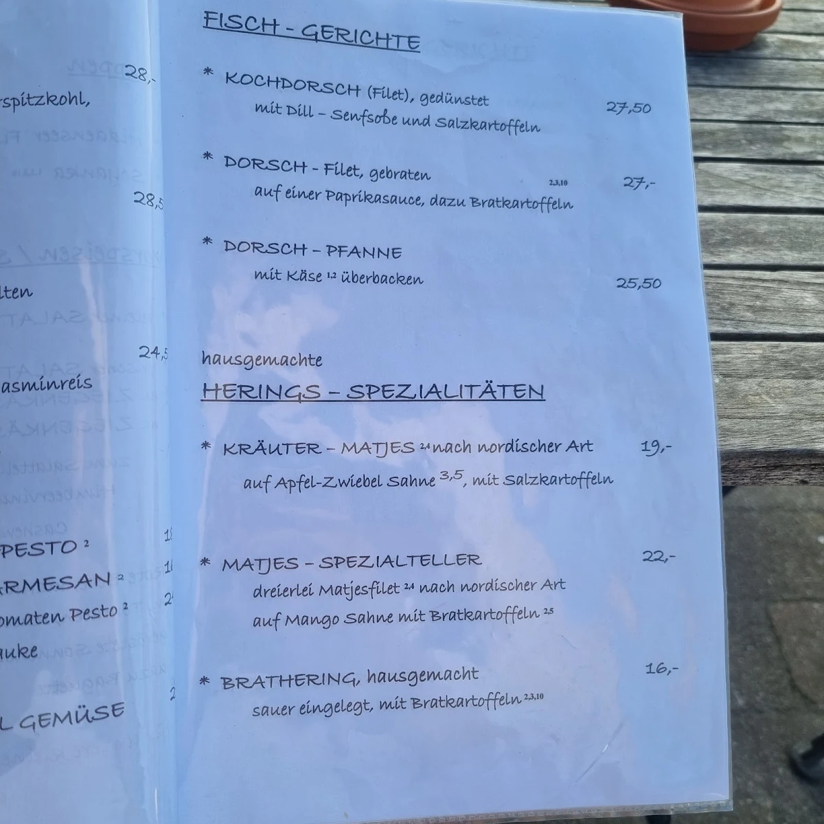 Speisekarte photo 1