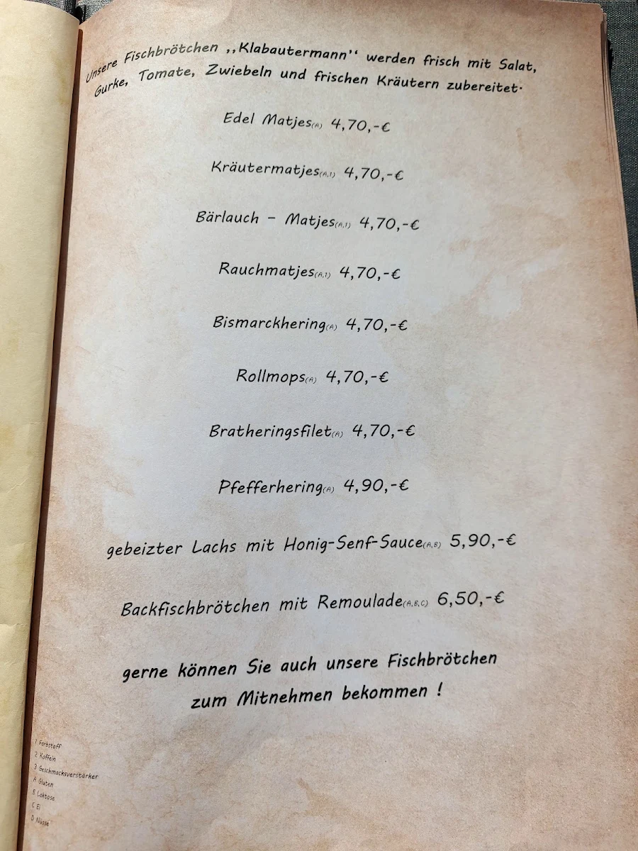 Speisekarte photo 1