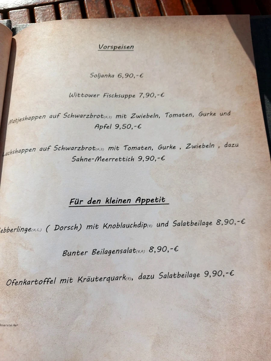Speisekarte photo 2