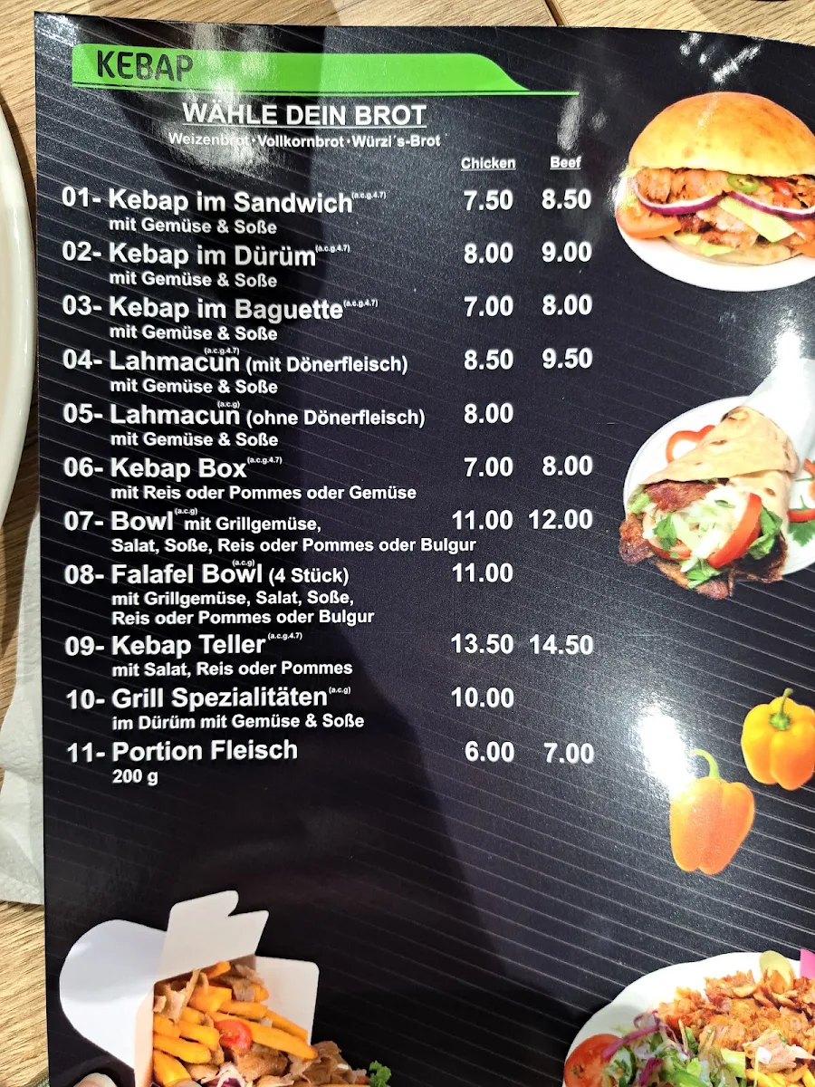 Speisekarte photo 2