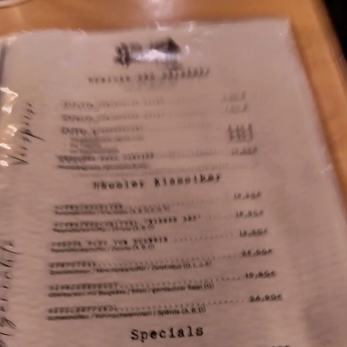 Speisekarte photo 5