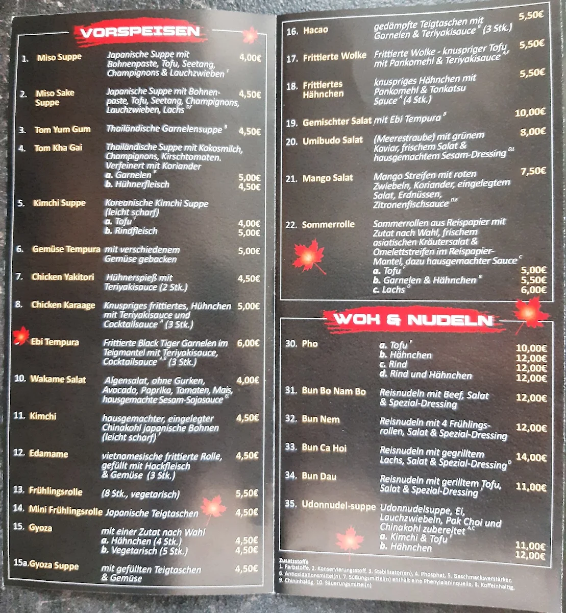 Speisekarte photo 2