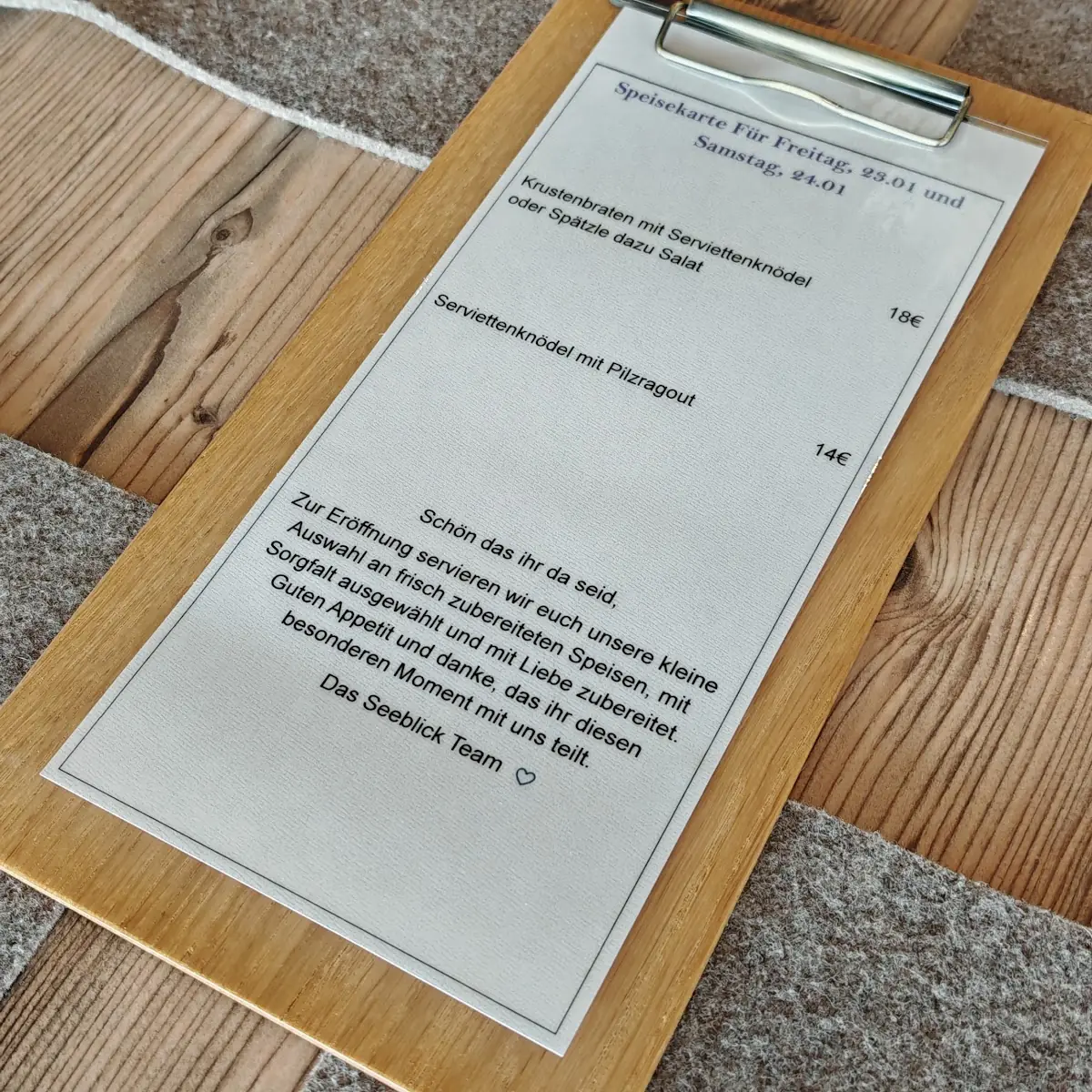 Speisekarte photo 10