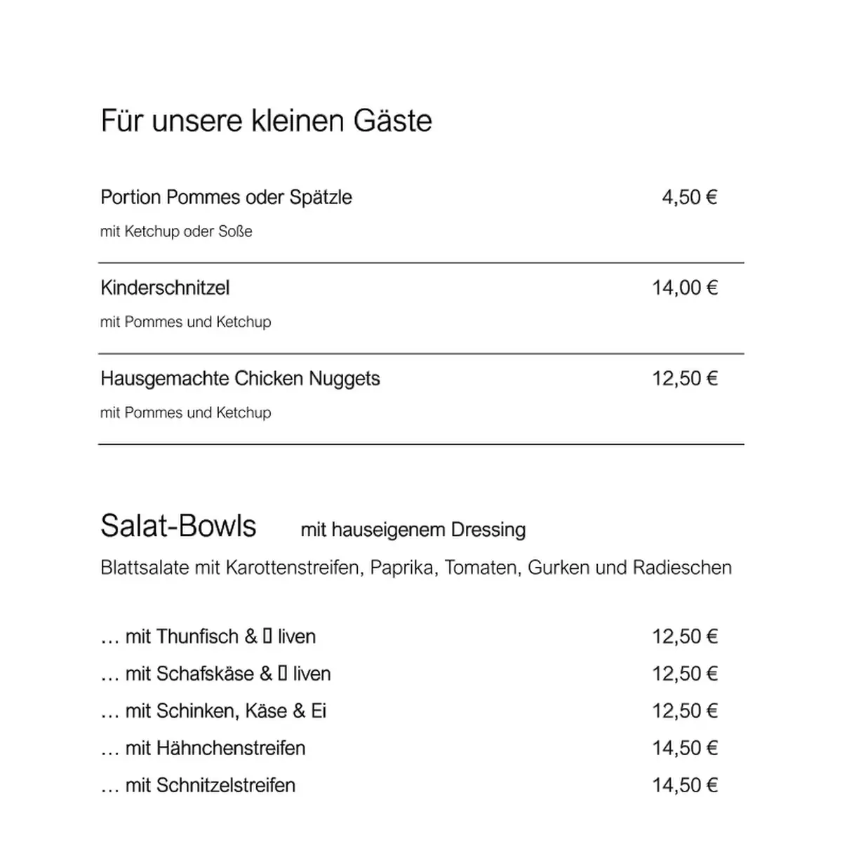 Speisekarte photo 8