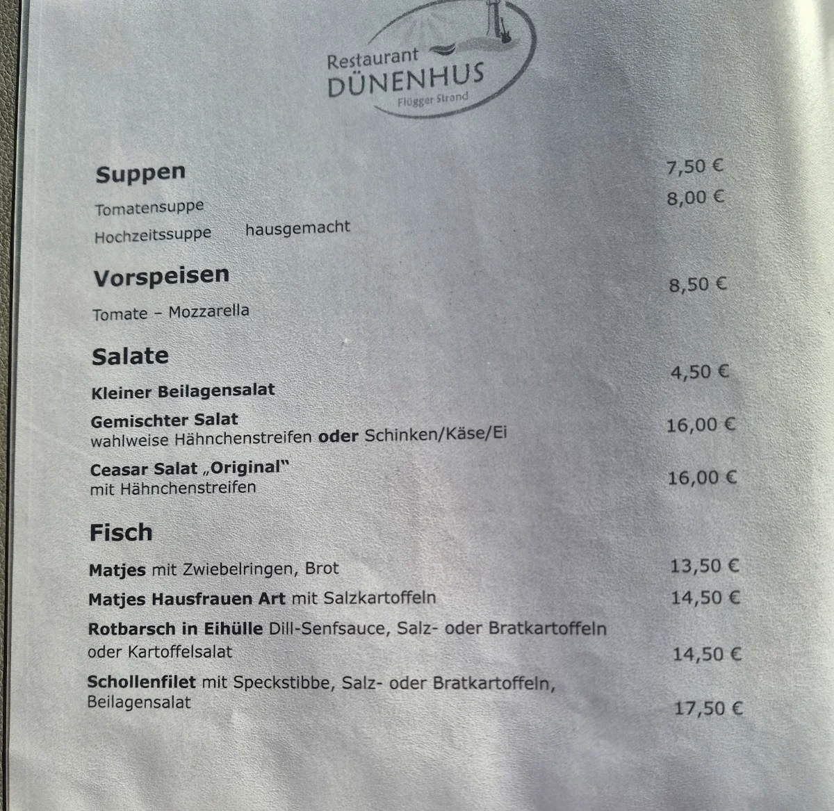 Speisekarte photo 2