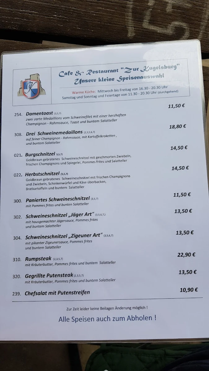 Speisekarte photo 4