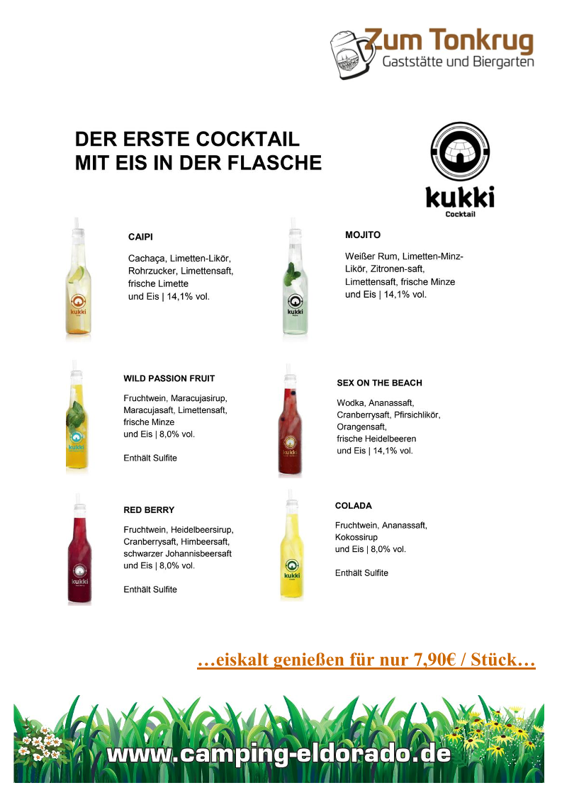 Speisekarte, Zum Tonkrug- Gaststätte und Biergarten