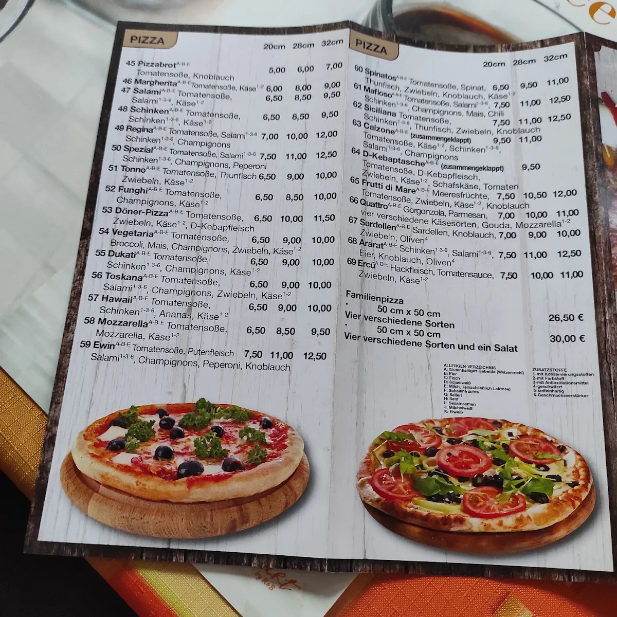 Speisekarte photo 2