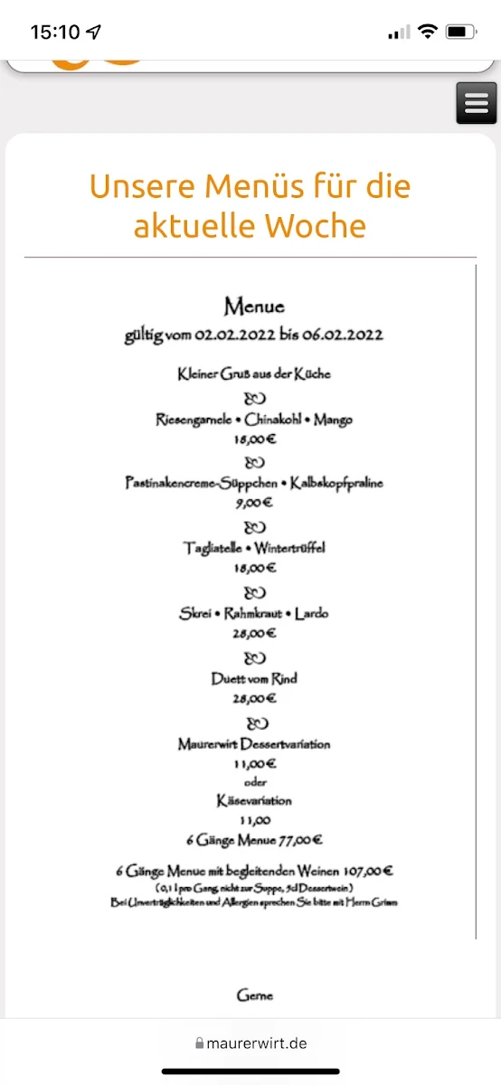 Speisekarte photo 6