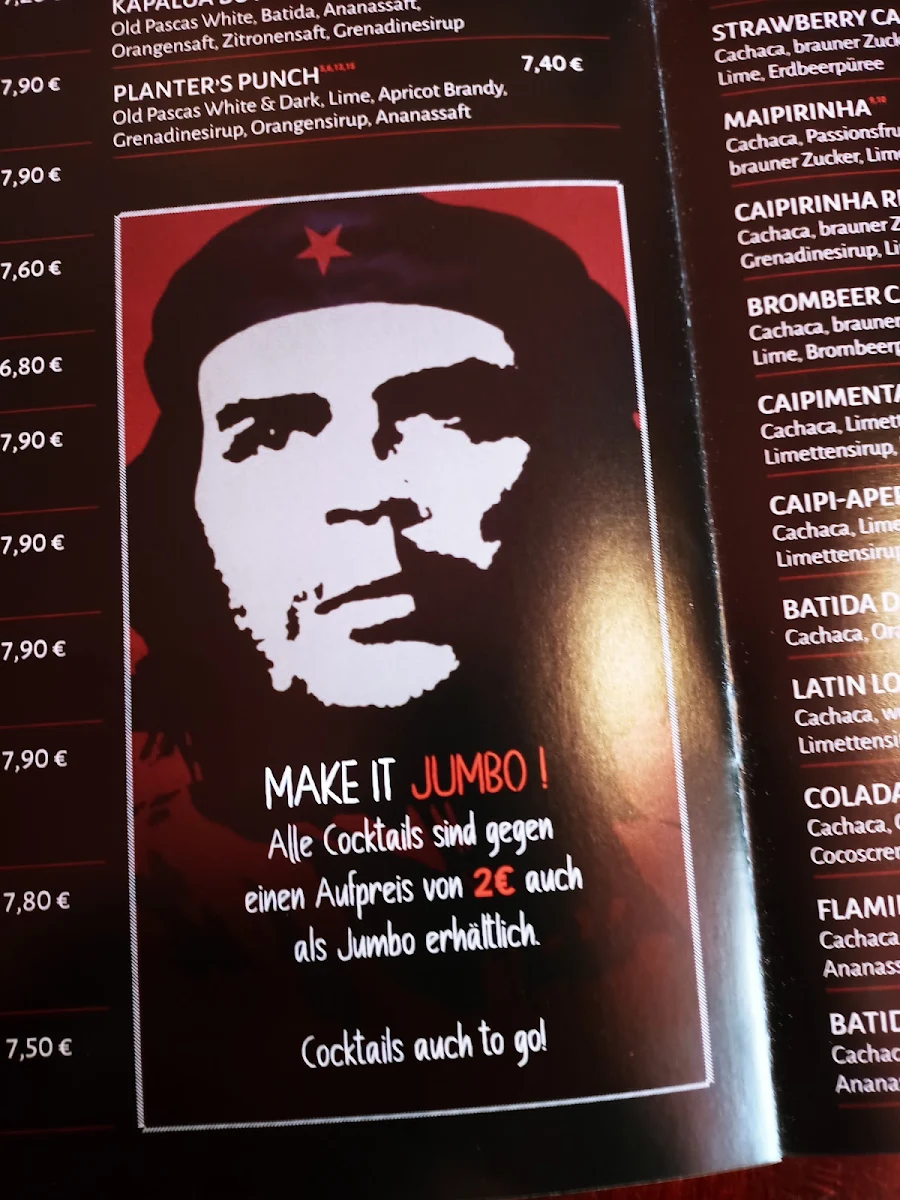 Speisekarte, Restaurant Havana - Koblenz