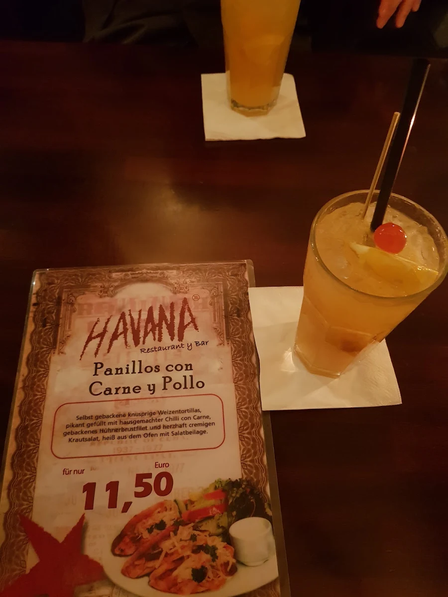 Speisekarte, Restaurant Havana - Koblenz