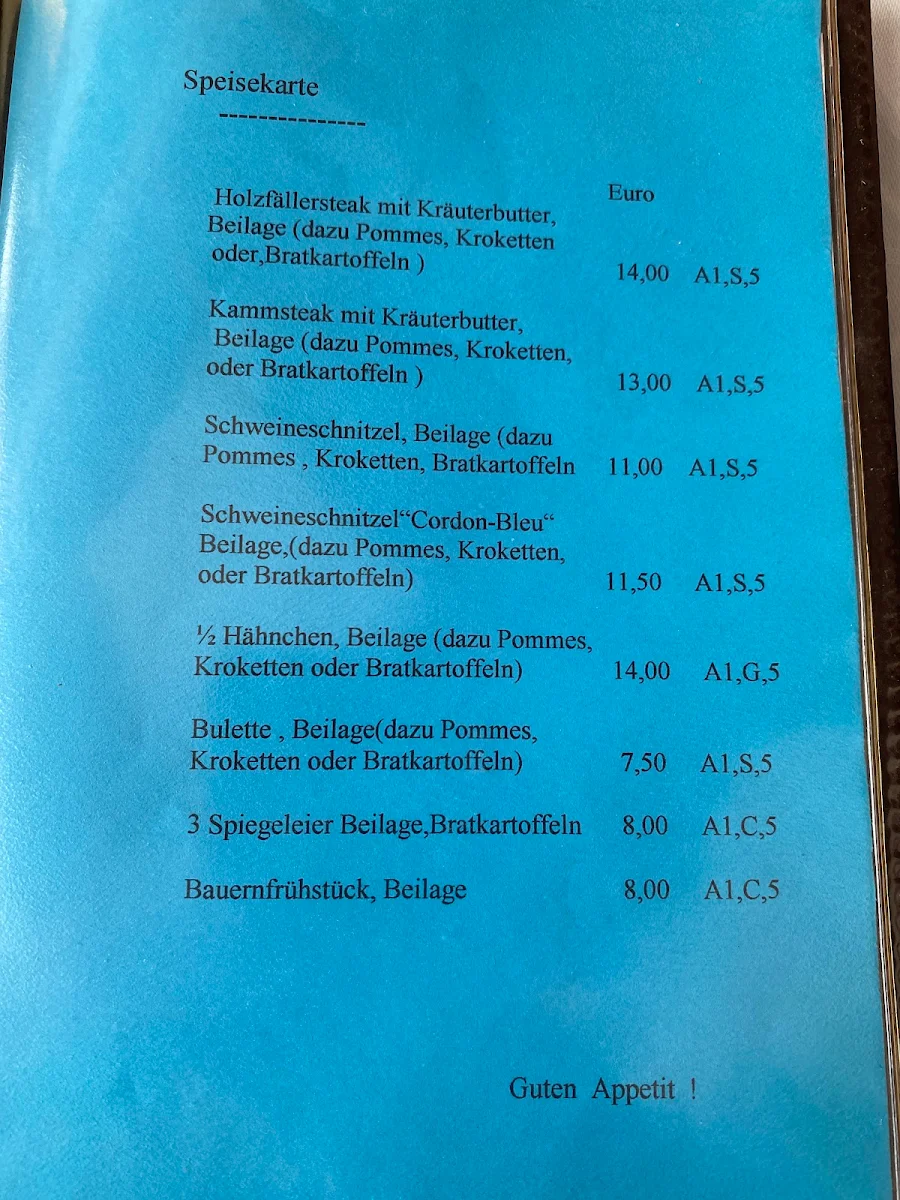 Speisekarte photo 1