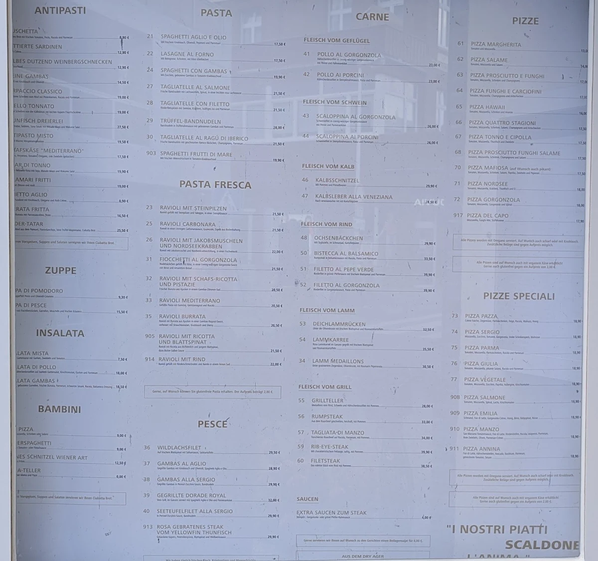 Speisekarte photo 1
