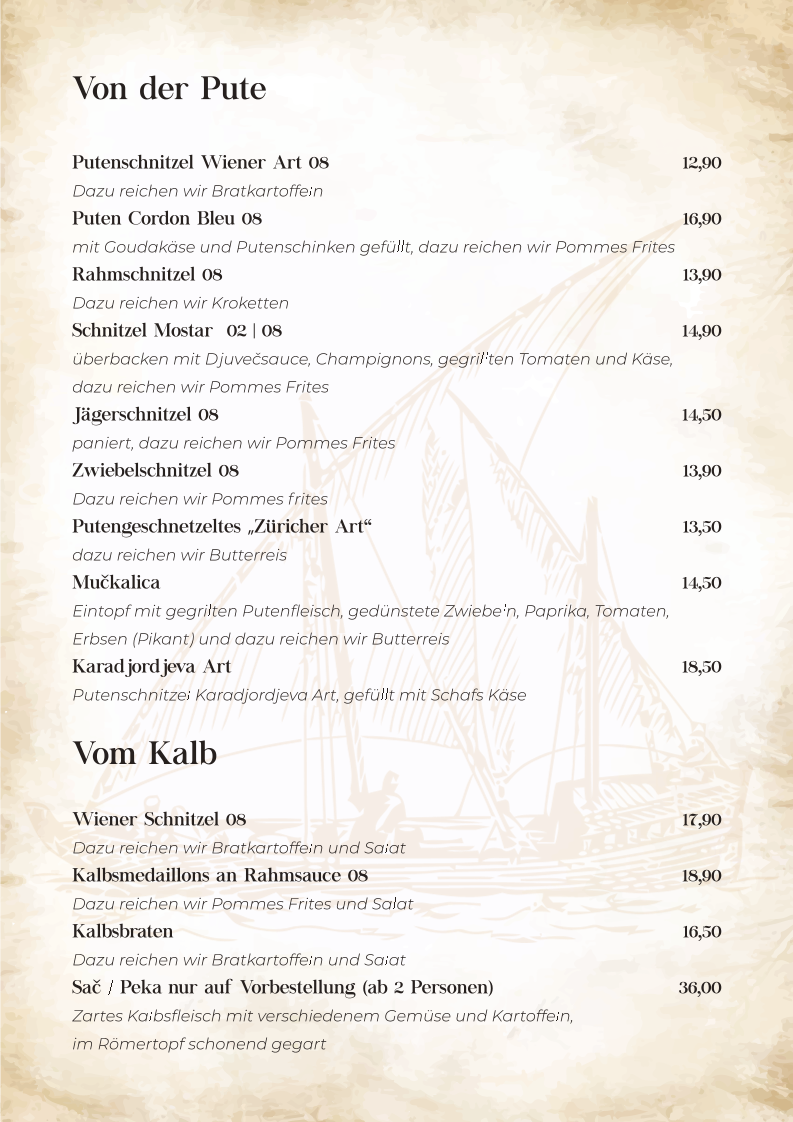 Speisekarte photo 5
