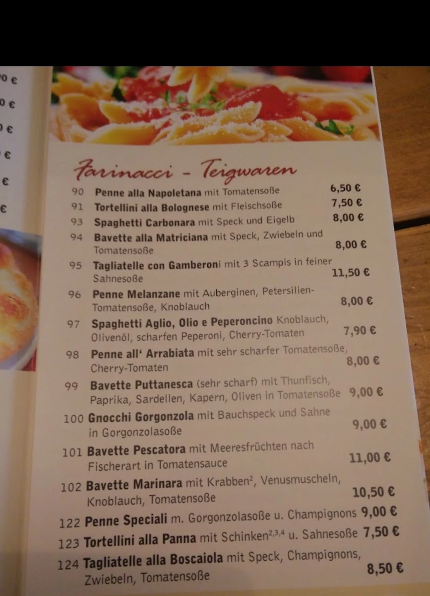 Speisekarte photo 1