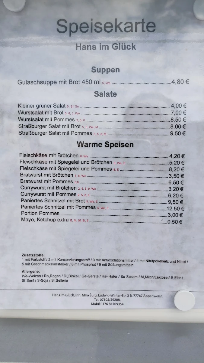 Speisekarte photo 1