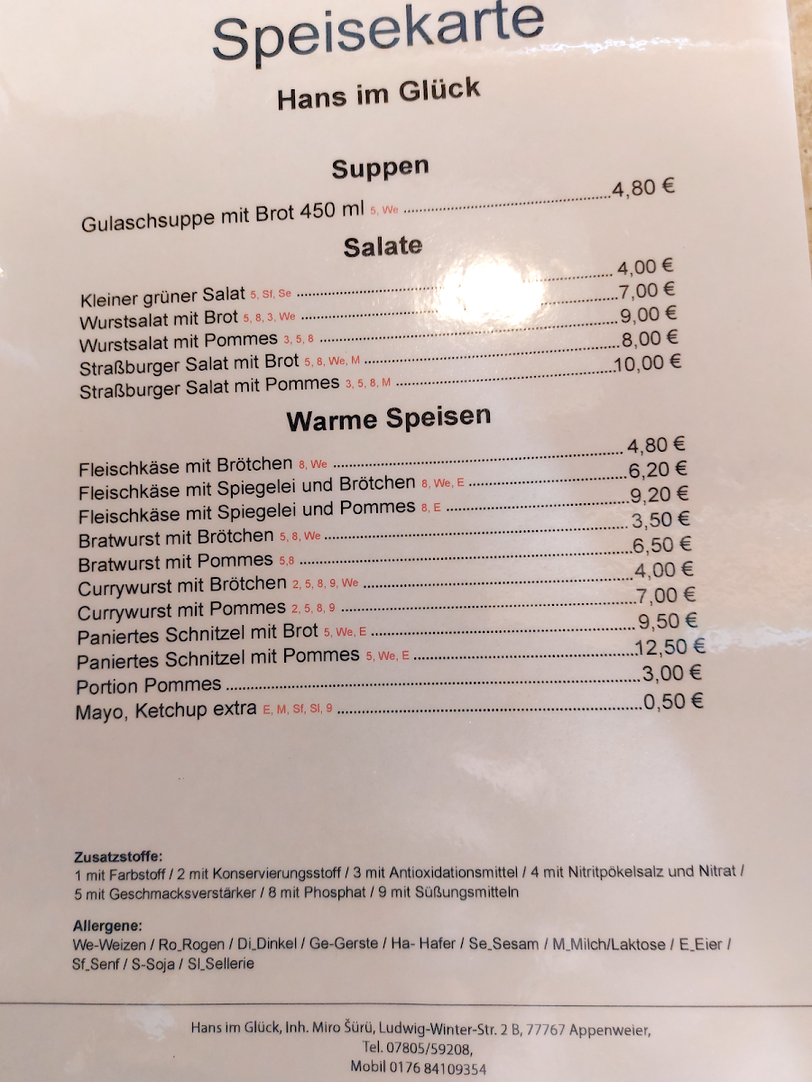 Speisekarte photo 2