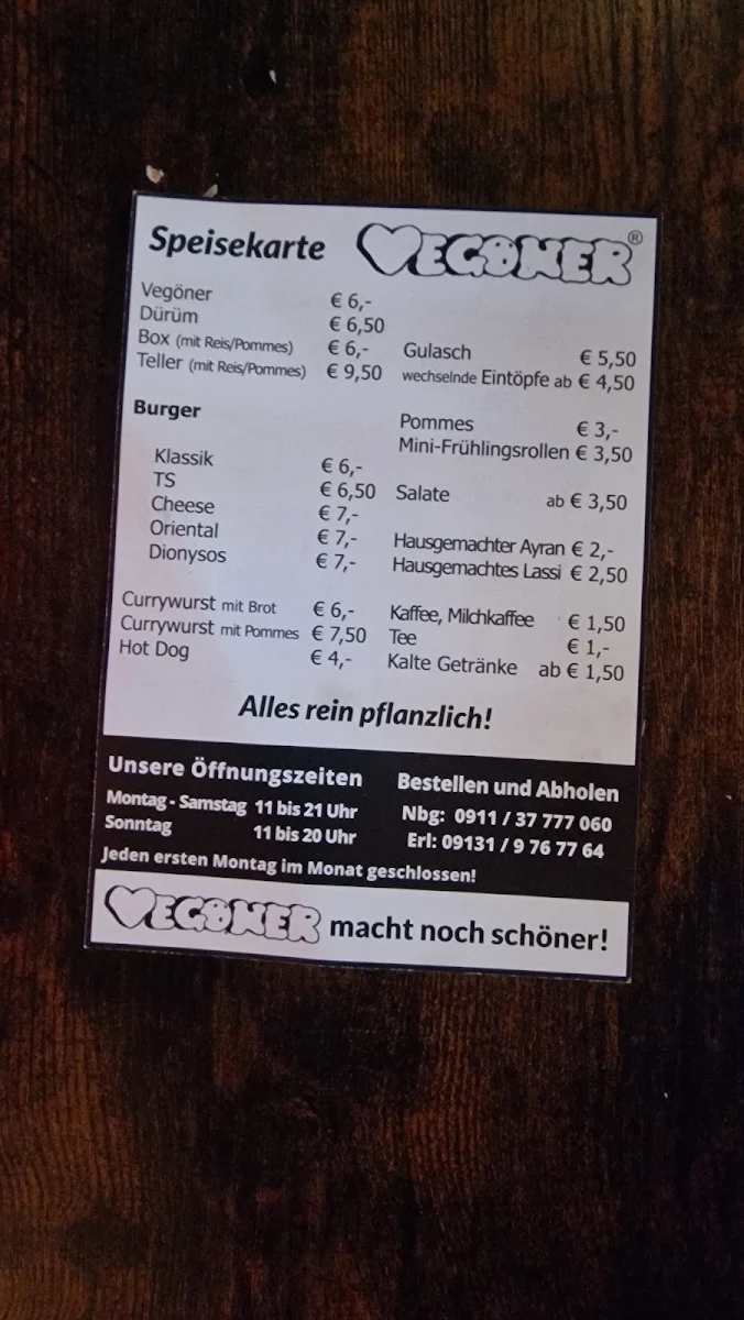 Speisekarte photo 3