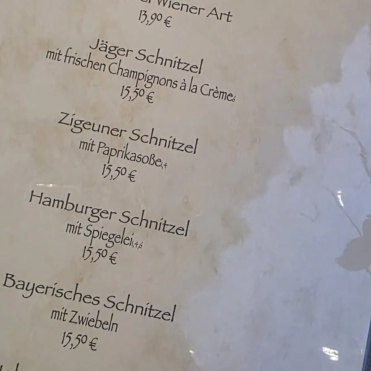 Speisekarte photo 2