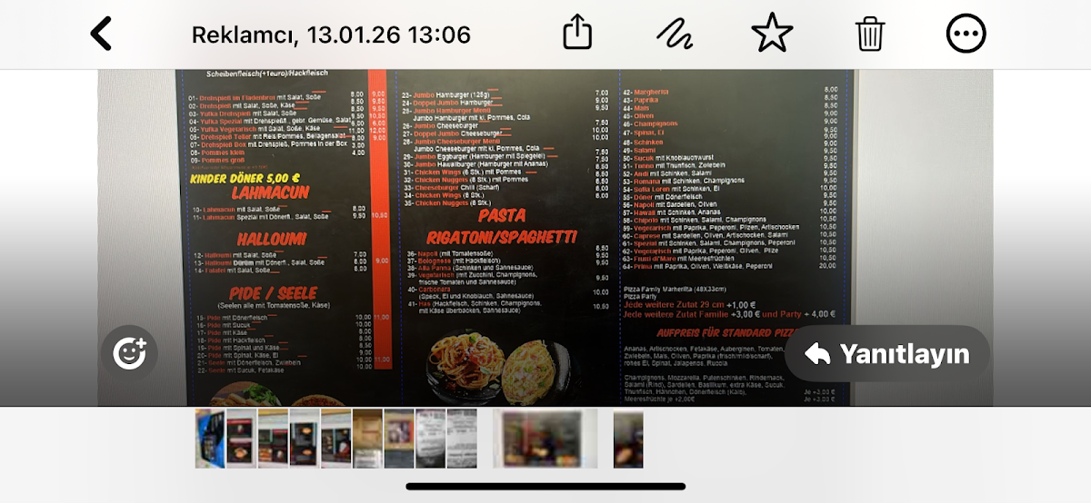 Speisekarte photo 2