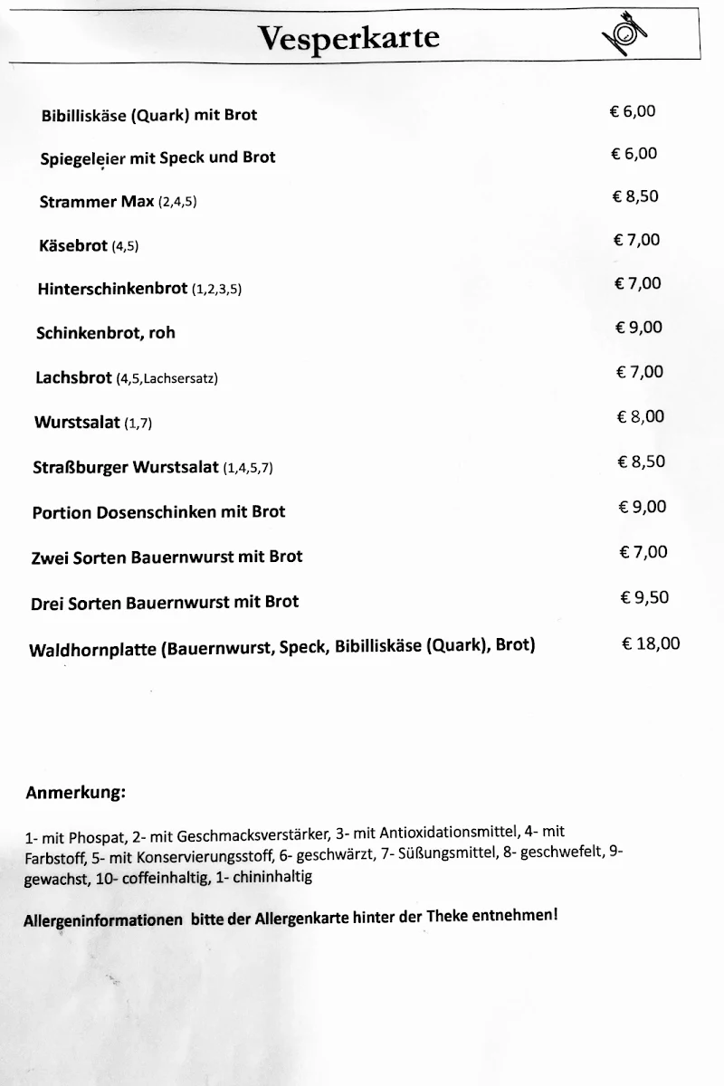 Speisekarte photo 4