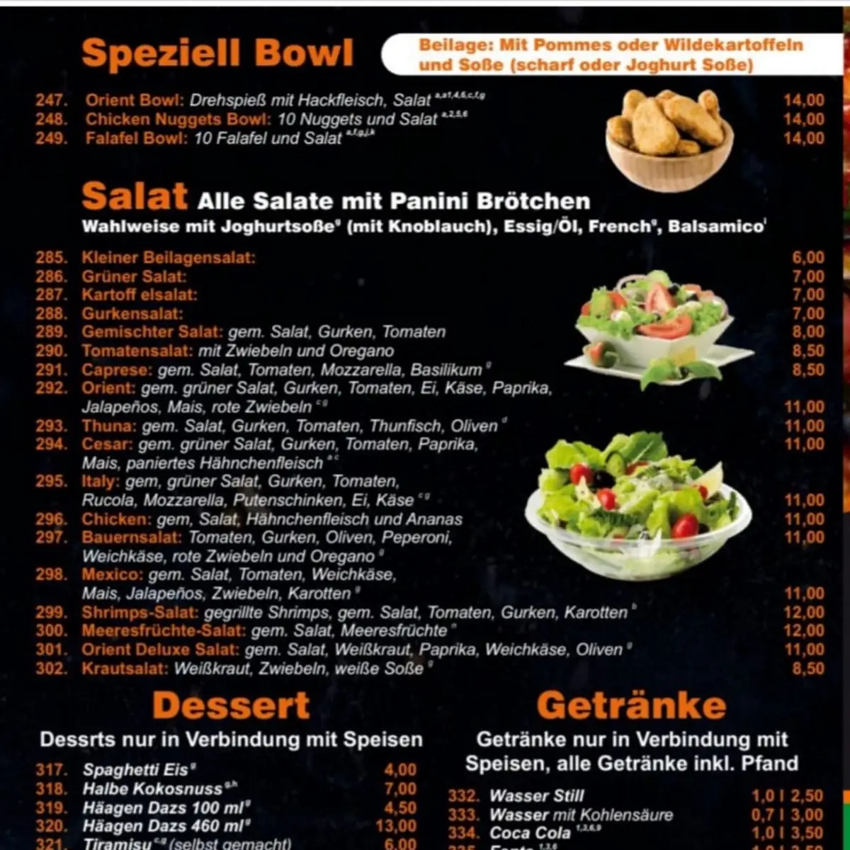Speisekarte photo 2