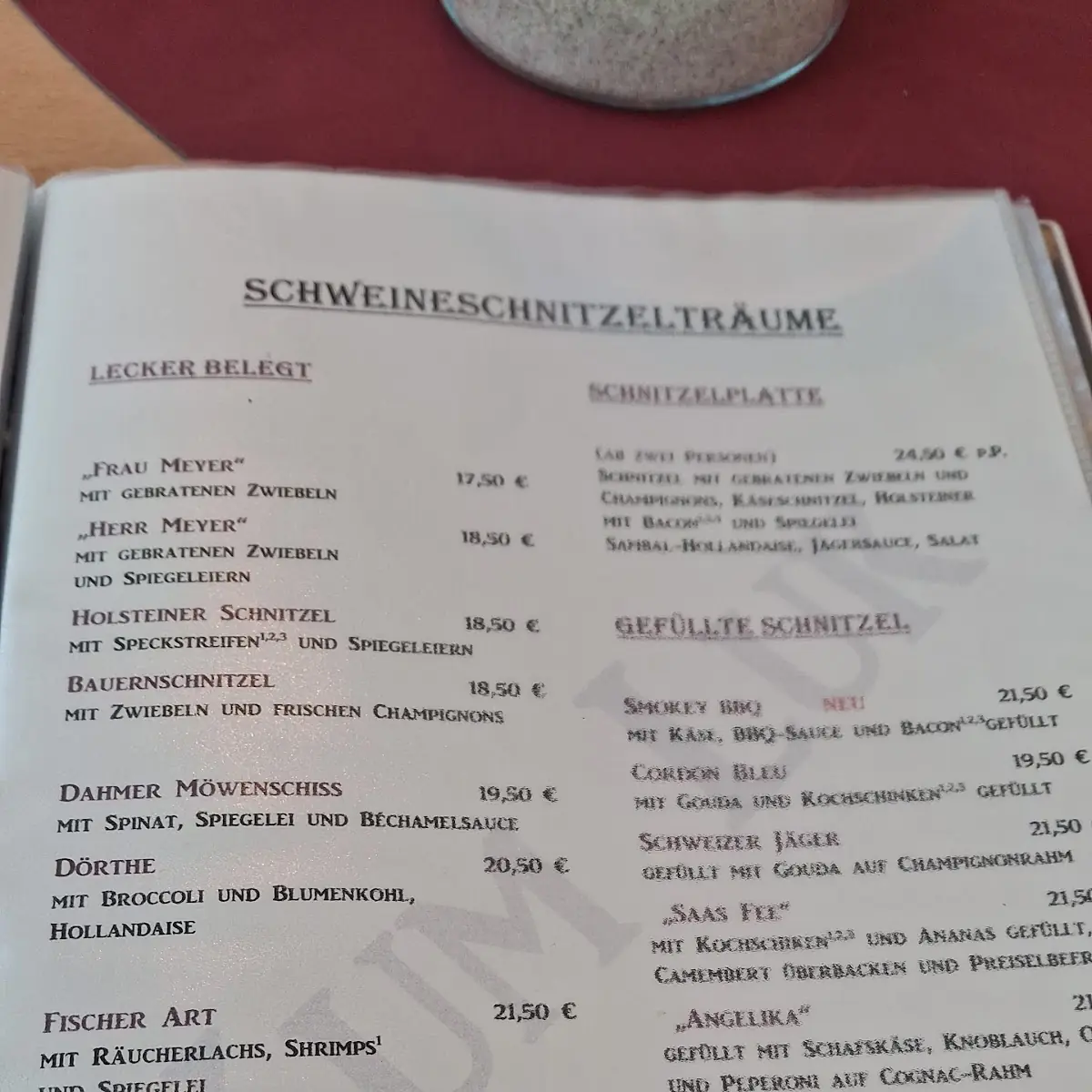 Speisekarte photo 2