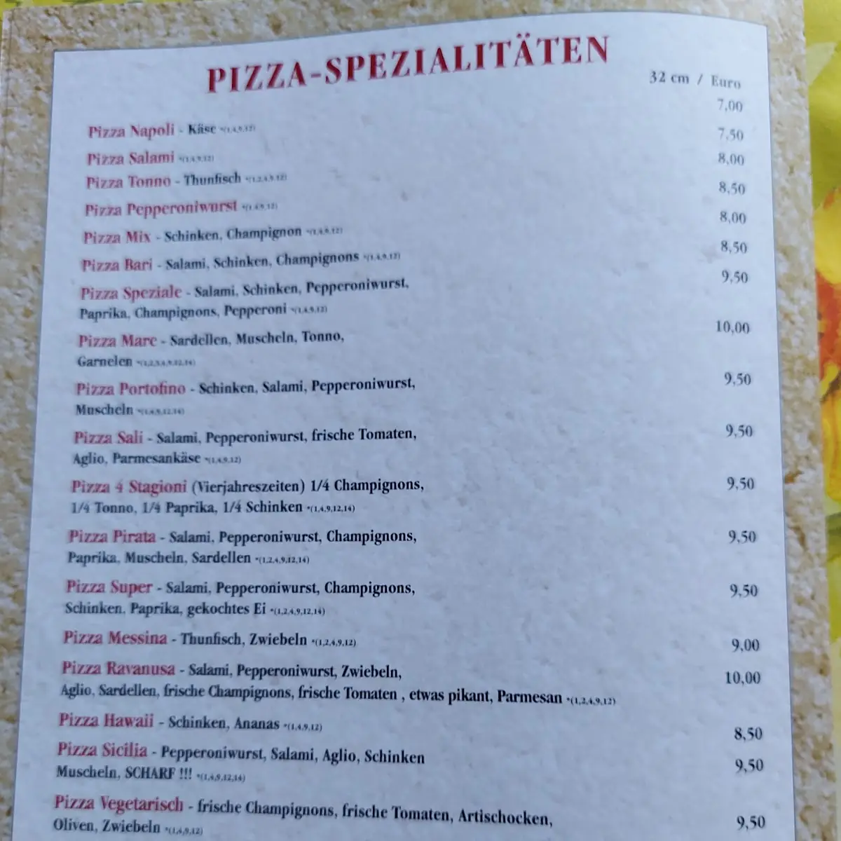 Speisekarte photo 2