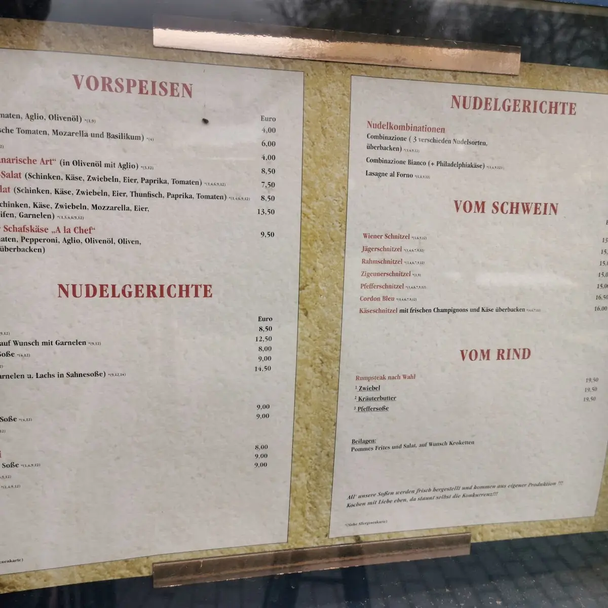 Speisekarte photo 3