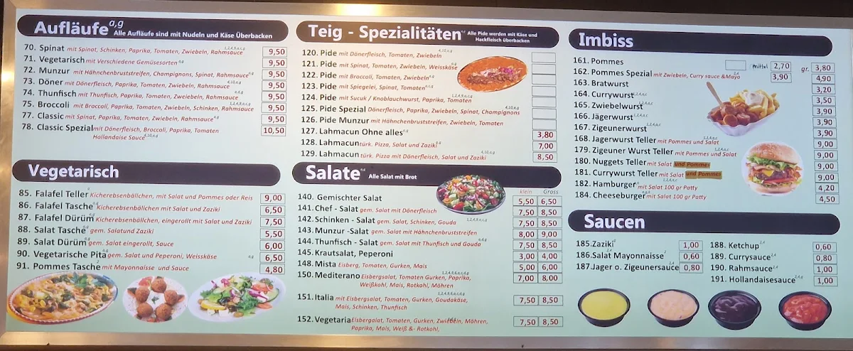 Speisekarte photo 2
