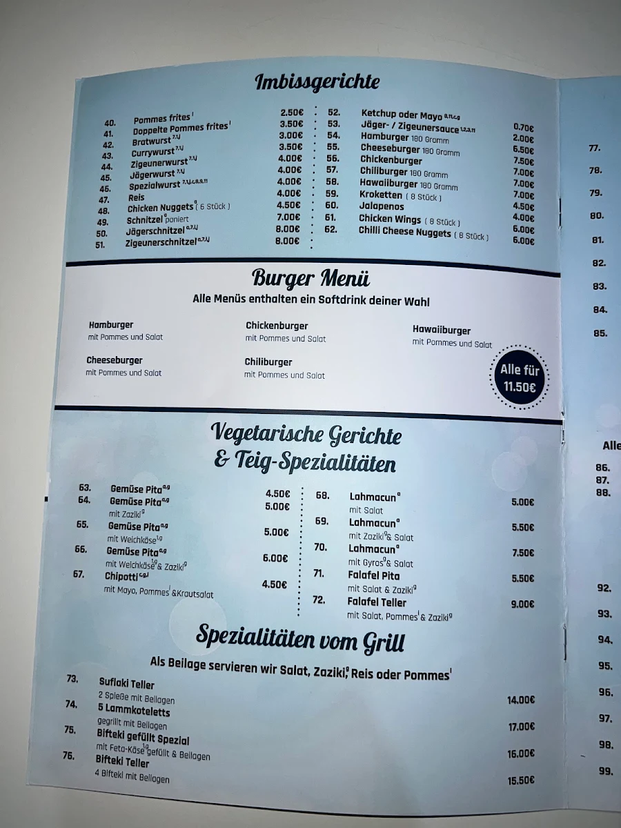 Speisekarte photo 4