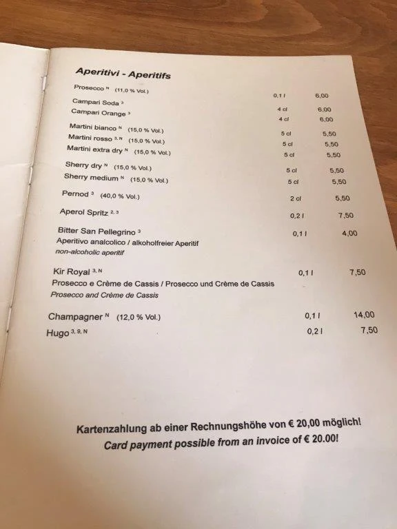 Speisekarte photo 5