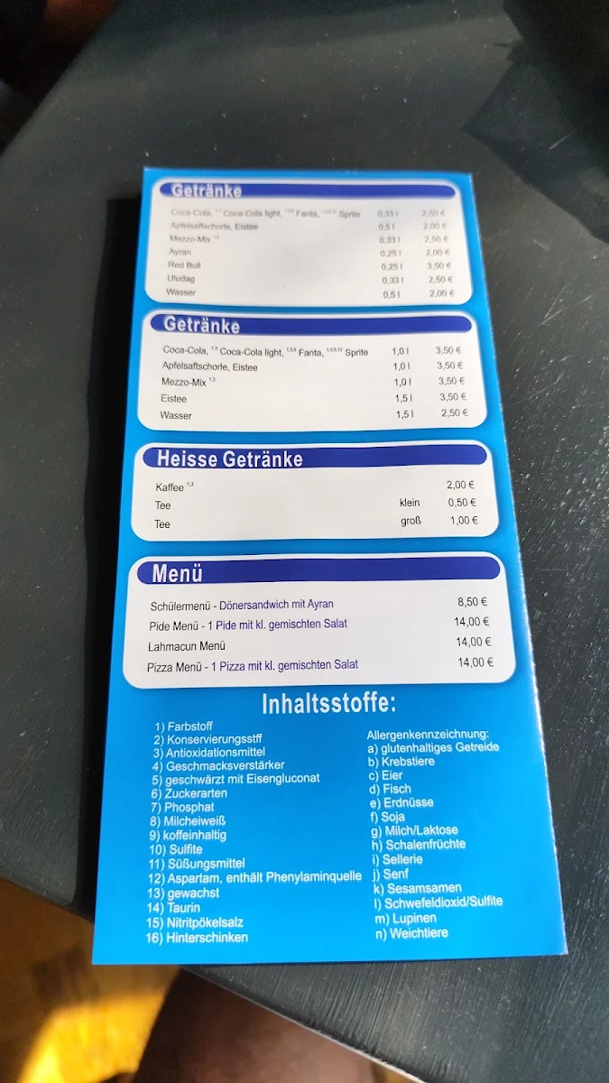Speisekarte photo 3