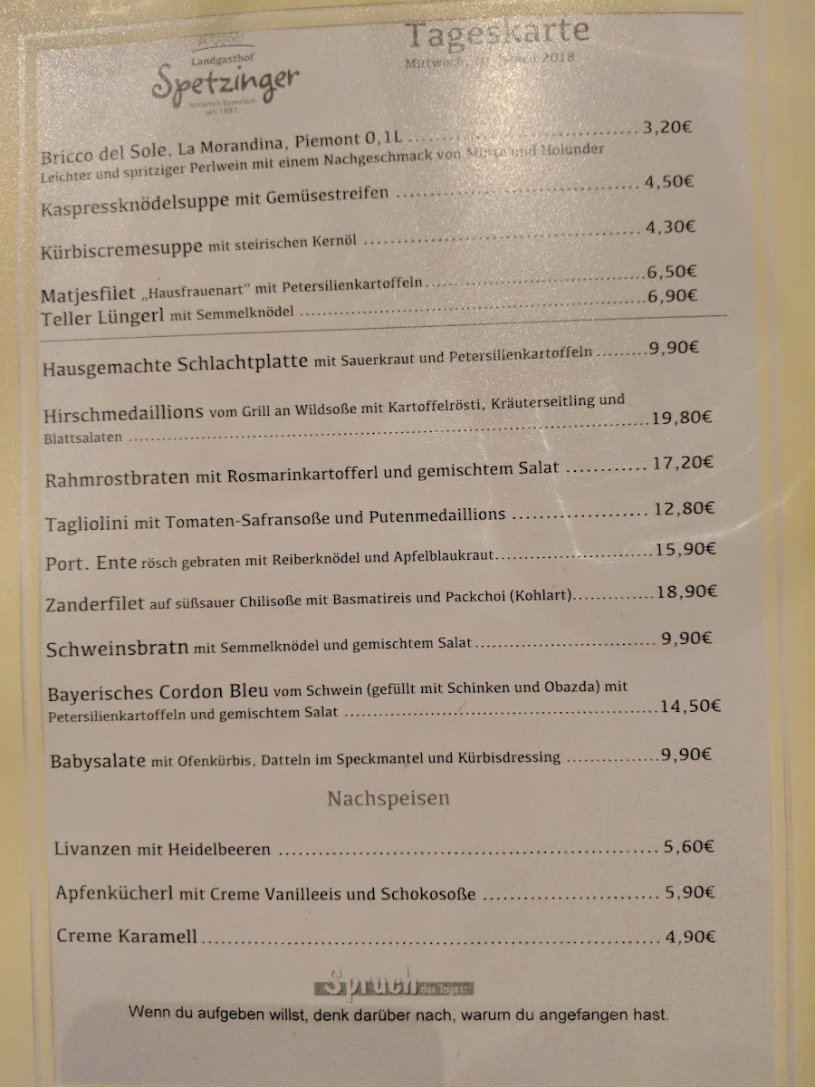 Speisekarte photo 5