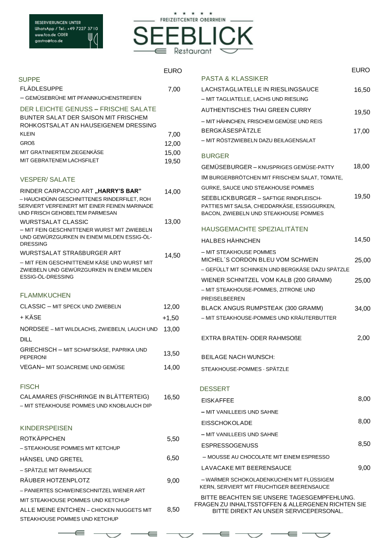 Speisekarte photo 1