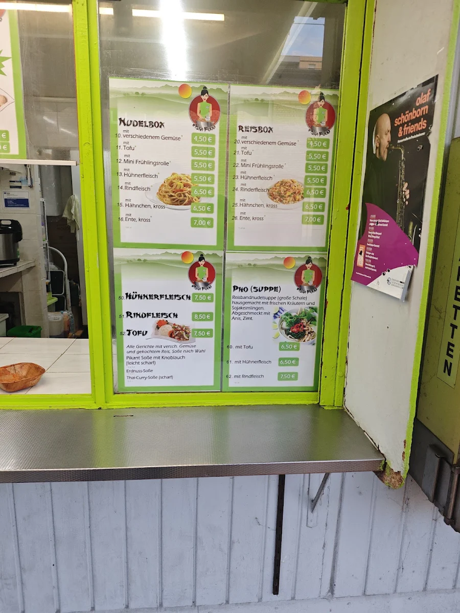 Speisekarte, Asia Food